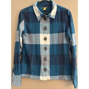 CABELAS Jacket Womens Size Small Fleece Coat Outerwear Peacoat Outdoor Pocket